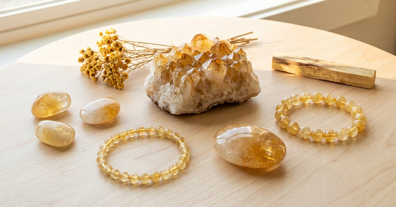 La Pierre Citrine : Vertus, Propriétés et Signification en Lithothérapie