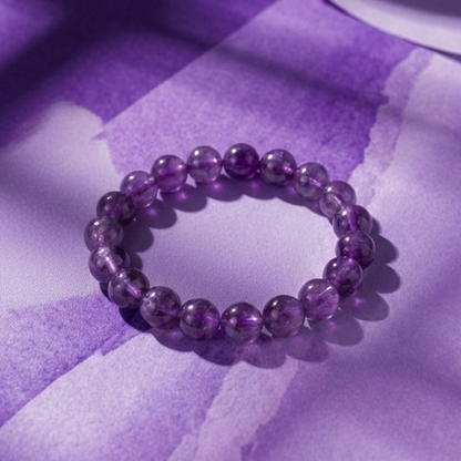 Bracelet Améthyste • Anti-Stress & Méditation