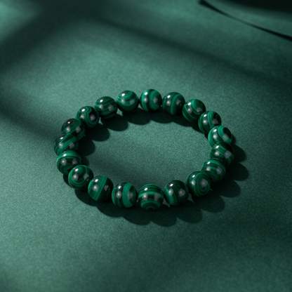 Bracelet Malachite • Protection & Amour