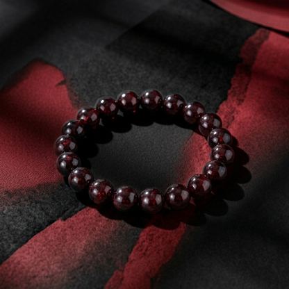 Bracelet Grenat • Force & Énergie