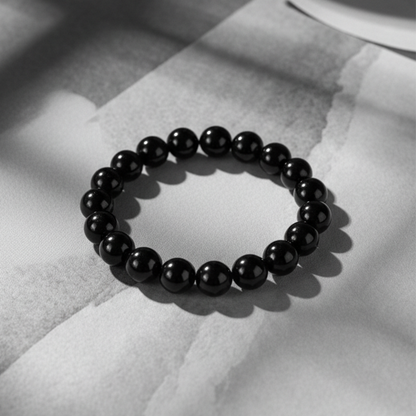 Bracelet Onyx Noir • Protection & Force