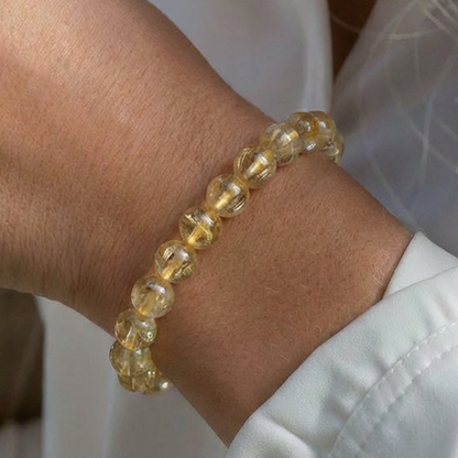 Bracelet Citrine • Abondance & Vitalité