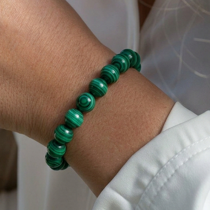 Bracelet Malachite • Protection & Amour