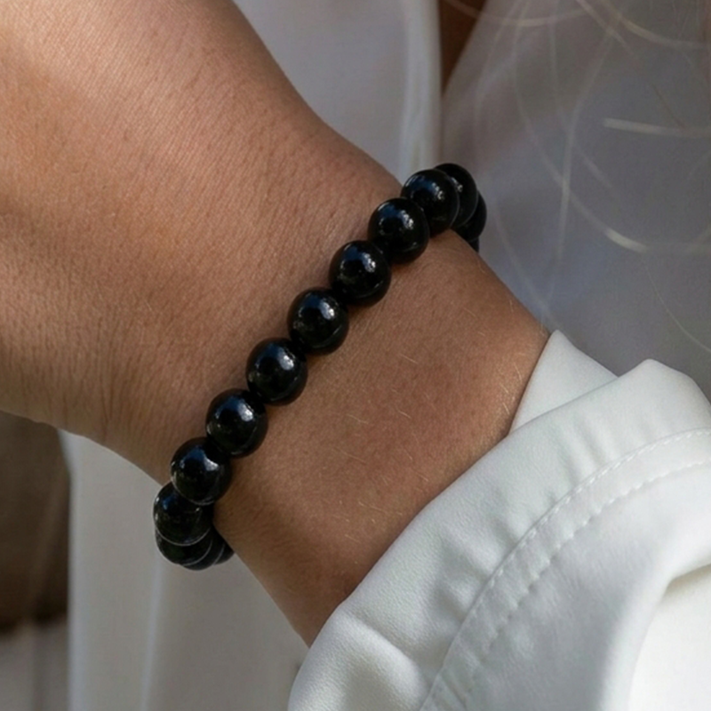 Bracelet Onyx Noir • Protection & Force