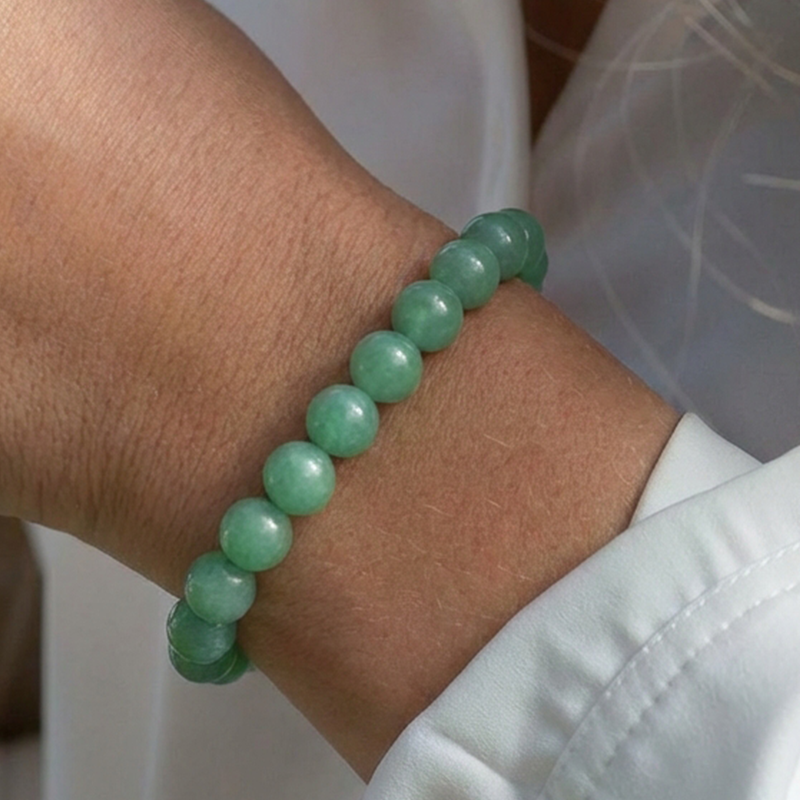 Bracelet Jade • Porte-Bonheur & Abondance