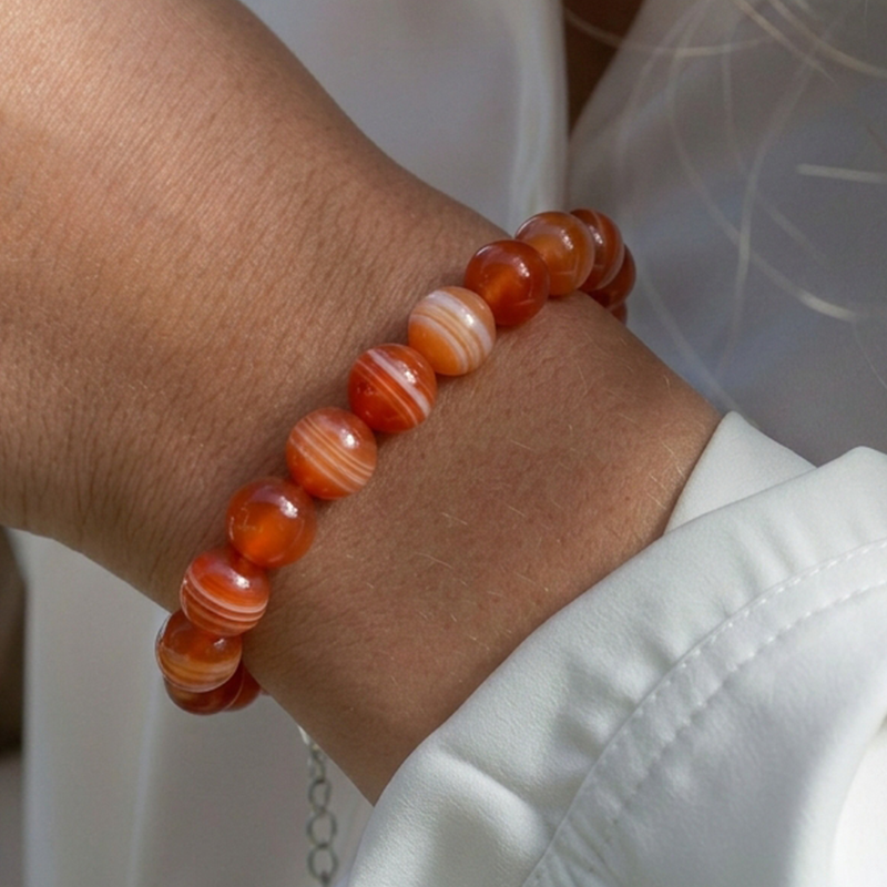 Bracelet Cornaline • Vitalité & Force