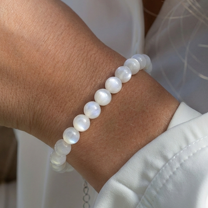 Bracelet Pierre de Lune • Méditation & Harmonisation