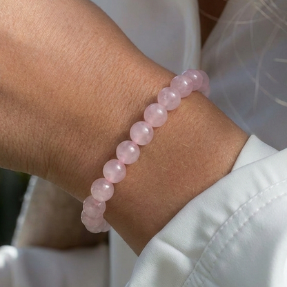 Bracelet Quartz Rose • Amour & Anti-Stress