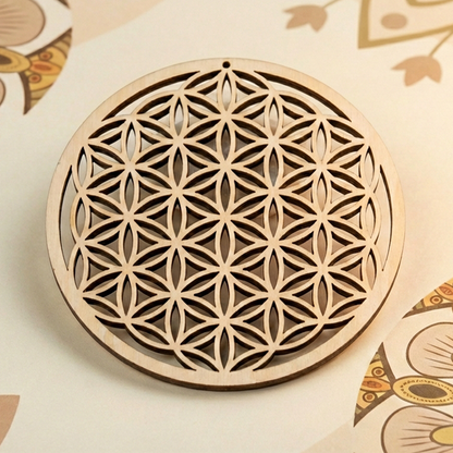 Fleur de Vie en Bois • Rechargement Sacré
