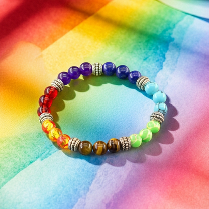 Bracelet 7 Chakras • Alignement & Équilibre